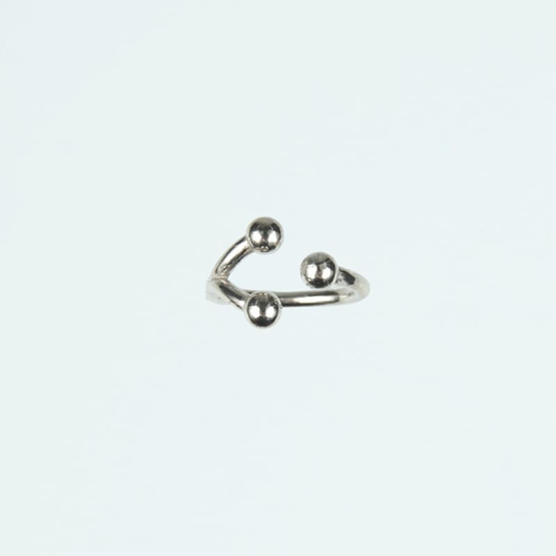 lowool Frog silver toe ring