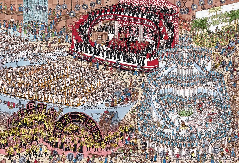 

in BEVERLY 500 Small Piece Jigsaw Puzzle Grand March x 38 [Made Japan] Where s Wally (26 cm) 500S-006