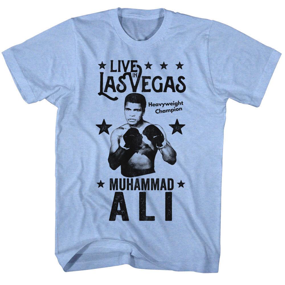 Muhammad Ali Live in Las Vegas Men T Shirt S
