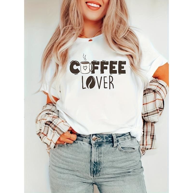 Coffee Lover T Shirt, Coffee Life Line T Shirt, Coffee Drinker T Shirt, Gift for Coffee Lover, Coffee Club T Shirt, Shirt for Coffee Lover S белый