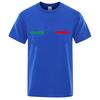 Italia Print Tshirt Men's Graphic Design O-Neck T-shirt Casual Comfy Tshirts For Summer Men's Clothing Tops For Daily Running