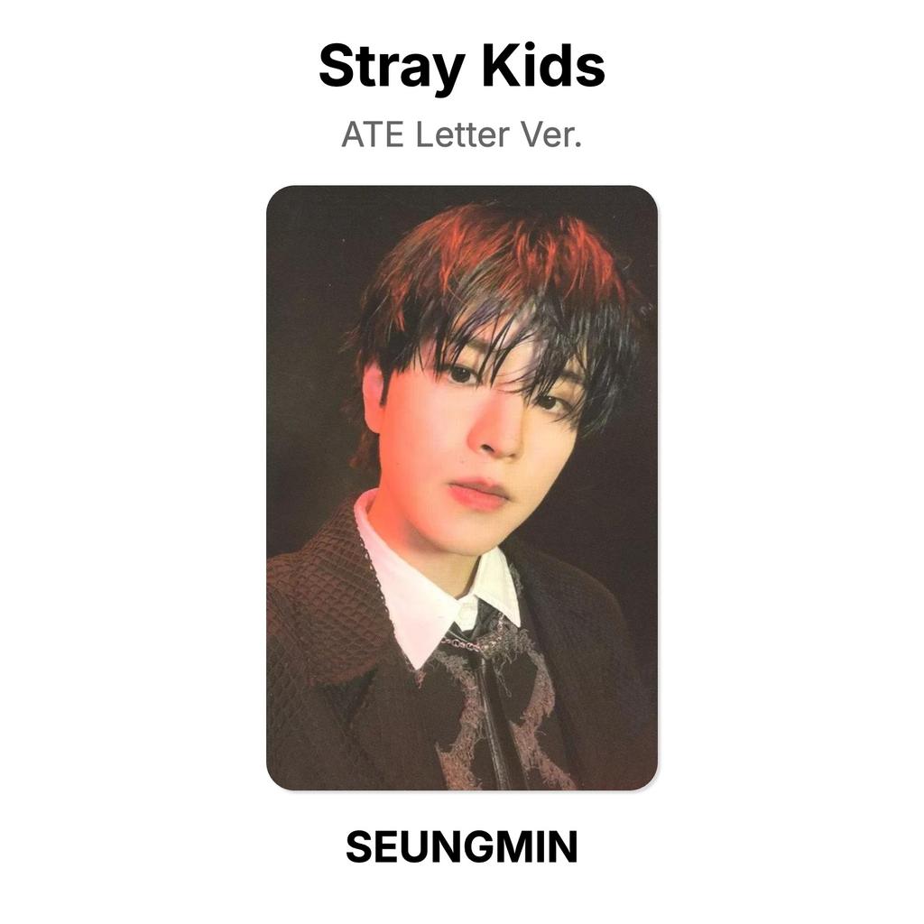Stray Kids ATE Carta Ver. Cartão de foto oficial