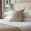Geometric Weaving Patterns Silk Texture Throw Pillow Cover Zipper Closure Cushion Cover  Sofa