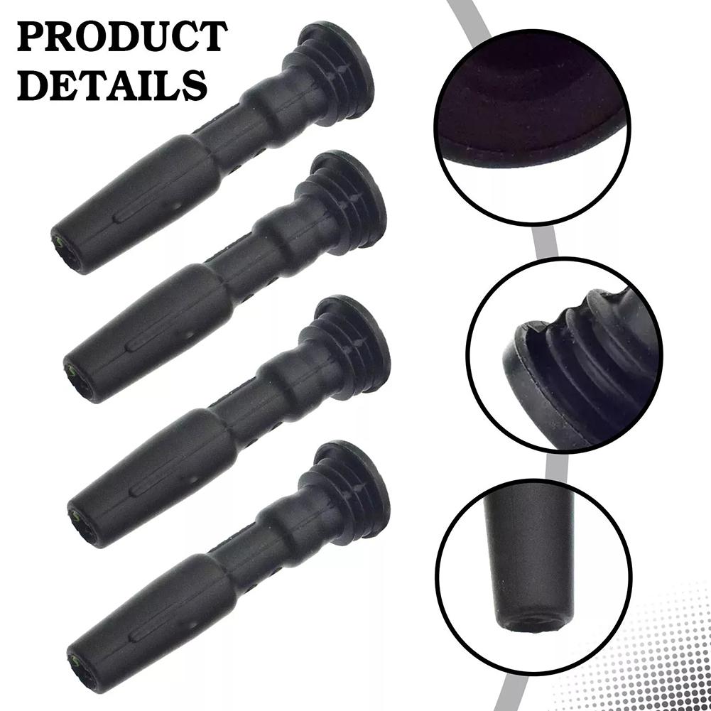 4Pcs Car Ignition Coil Rubber For Golf For A4 For Octavia Q3 04E905199A 04E905199H Automotive Accessories
