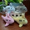 Grey Shark Plush Keychain - Creative Small Shark Pendant