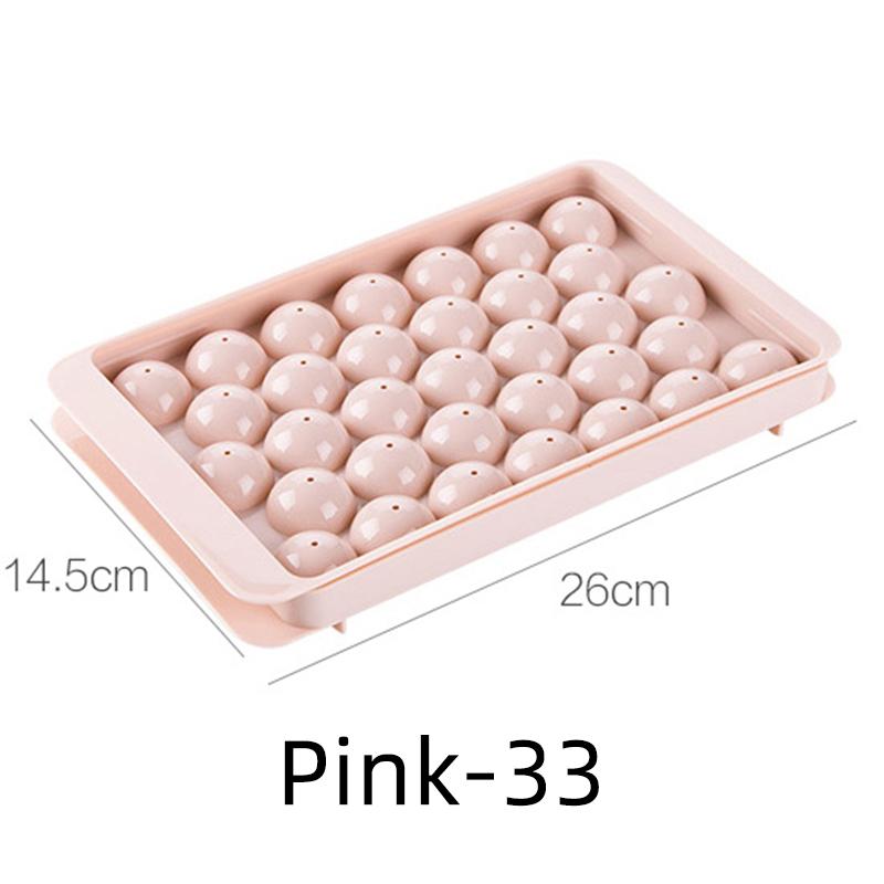 18/33 Grid Silicone Mold Ice Tray Ice Mould Home Bar Cooler Tools Party Use Round Ball Chocolate Mold Kitchen DIY Ice Cube Maker
