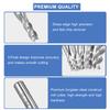 5PCS 4-Flute End Mill Bits Carbide Tungsten Steel Milling Cutter Router Bits Rotary Bits Tool