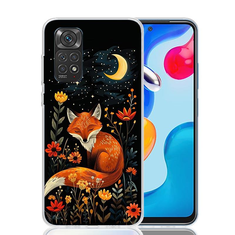 Animal Fox Phone Case For Xiaomi Redmi Note 13 14 15 Pro Plus 12S 12 14S 11S 11E 10 10S 11 11T 5G 4G Cover Coque Redmi Note 13 1