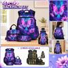 4-Piece Printed School Backpack Set for Kids Teens - All-Over Print Backpacks