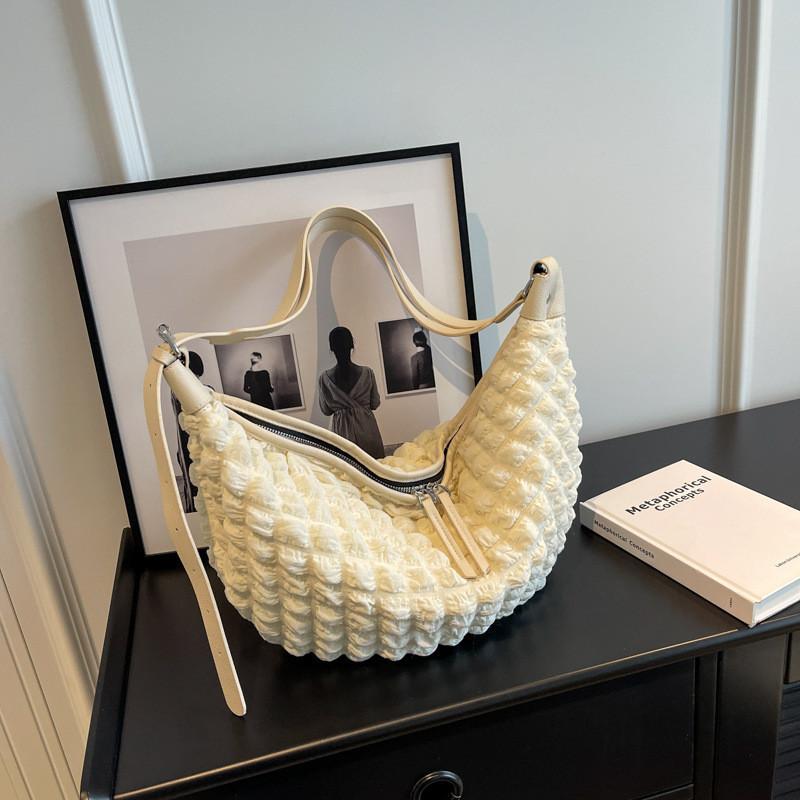 2023 New Korean Style Shoulder Bag Chic Bubble Cloud Bag Simple Fashion Handbag