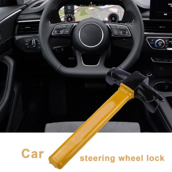 Anti-theft Steering Wheel Lock T Shape Sturdy Heavy Duty Steering Wheel Lock for Vehicles