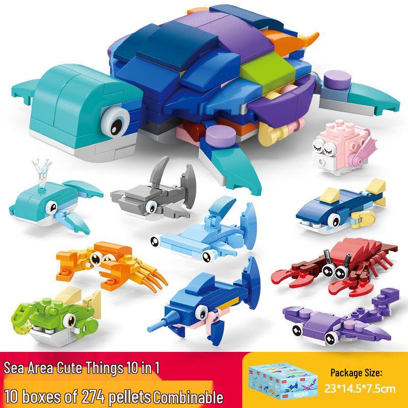 Xiaomingxing Bausteine - Kompatibel mit Lego, Pädagogisches Montagespielzeug mit kleinen Partikeln für Jungen