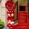 Wedding Balloon Aisle Markers & Outdoor Decoration Set for Courtyard & Doorway