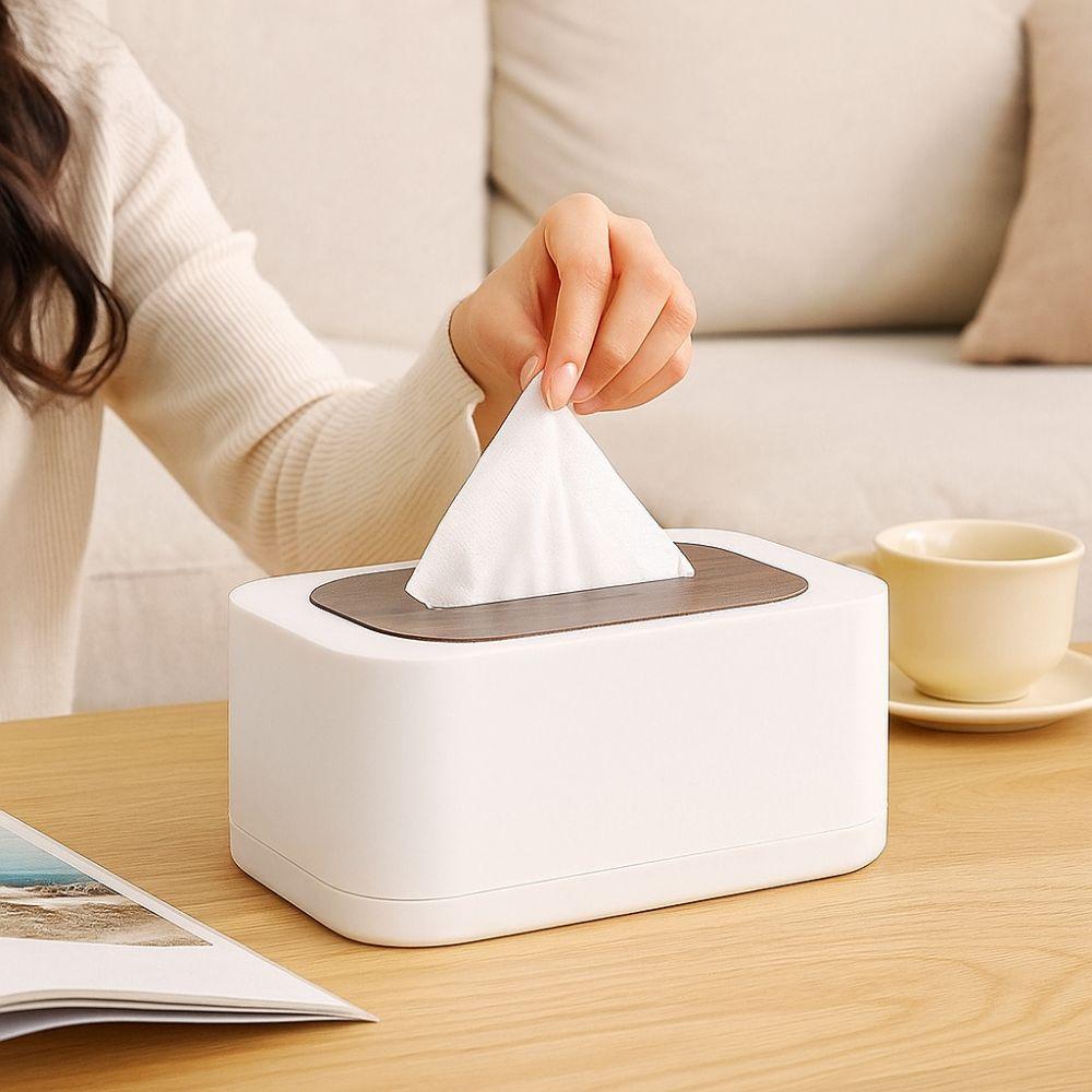 Waterproof Tissue Box Plastic Paper Towel Organizer Multi Functional Toilet Paper Holder Hotel Use