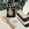 Portable Girly Flower Makeup Mirror - Travel Size, Folding Vanity Mirror for Dorms
