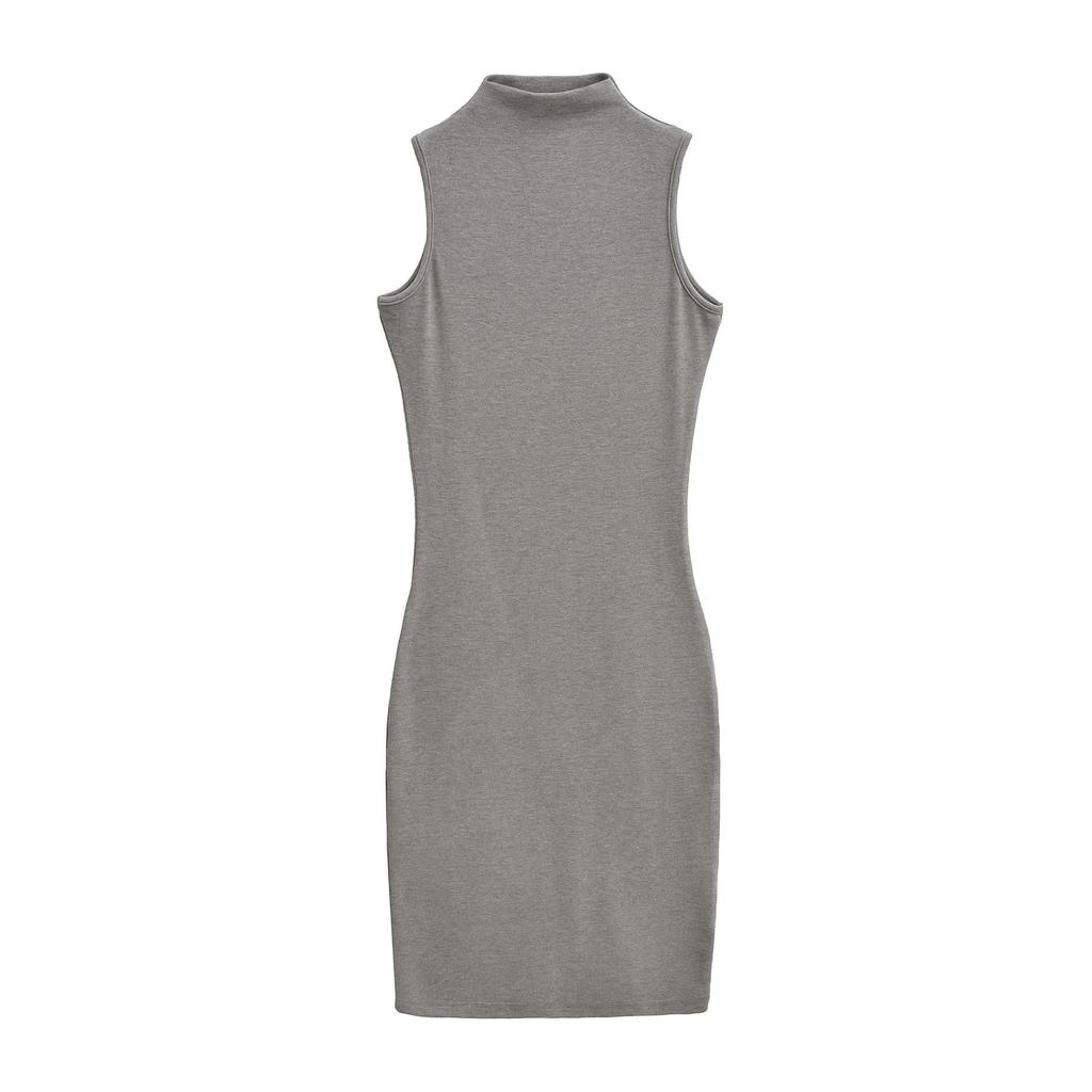 Spring 2026 Women's Spicy High-Waisted Sleeveless Bodycon Dress & V-Neck Cardigan Two-Piece Set