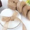 10M DIY Jute Rope Twine Trim Hollow Out Nature Crafts Ribbon for Bag Room Decor