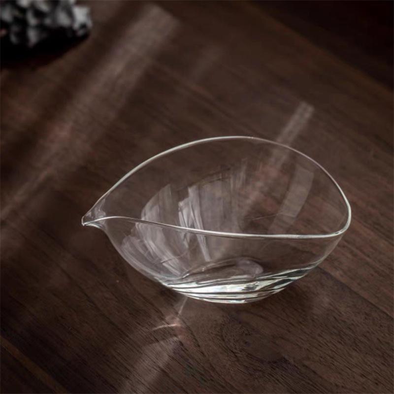 200ml Japanese Style Skiff Boat Heat-resistant High Borosilicate Glass Tea Cup Fair Mug Tea Pitcher Kung Fu Tea Set Puer Teacup