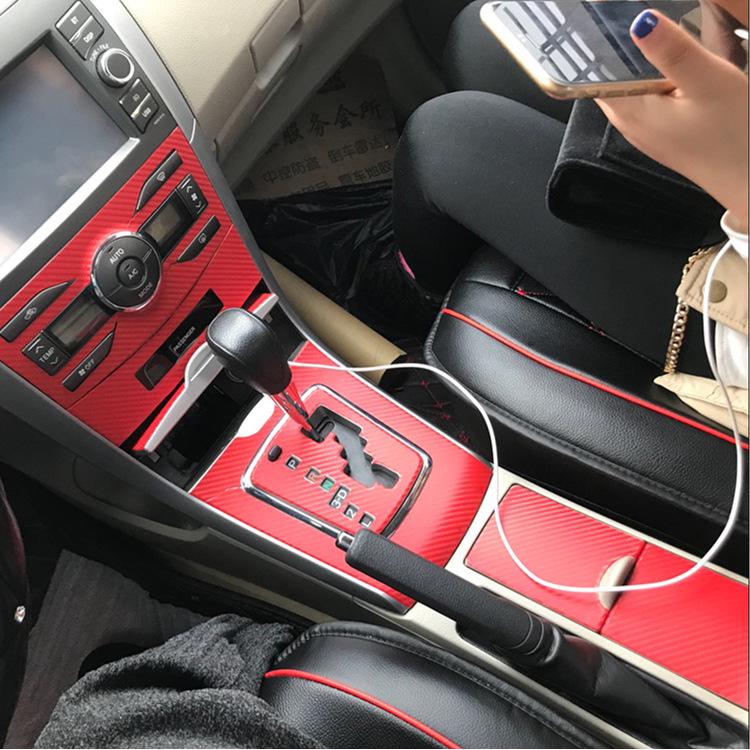 07-13 Corolla Carbon Fiber Gear Shift Console Wrap