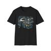 Starry Night Alien Invasion TShirt Black