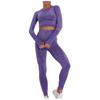 Women's  Color Hip-lifting Sports Fitness Running High-waist Yoga Suit