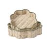 Hand-Woven Paper Rope Storage Basket Imitation Rattan Household Storage Basket Living Room Snack Tray Desktop Storage Basket