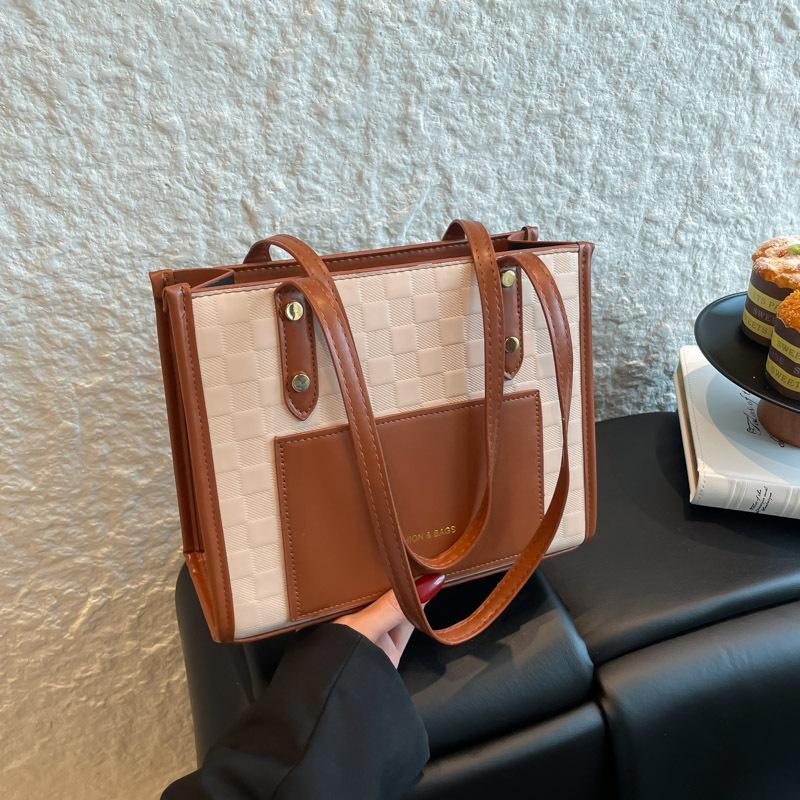 

Big bag women s bag new tote bag women s large-capacity work commuter bag textured shoulder bag