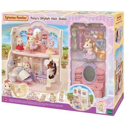 Sylvanian Family Sylvanian Pony's Beauty Hair Salon Figura 5642, 1 kus, oblíbené korejské hračky