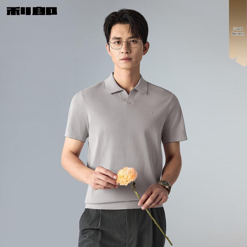 

Lilang Men s Knitted Short Sleeve Polo Shirt 185/96A