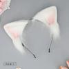 Set de Pinces Bandeau Oreilles de Chat Kawaii Fait Main Mode Lolita Accessoire Cosplay pour Filles
