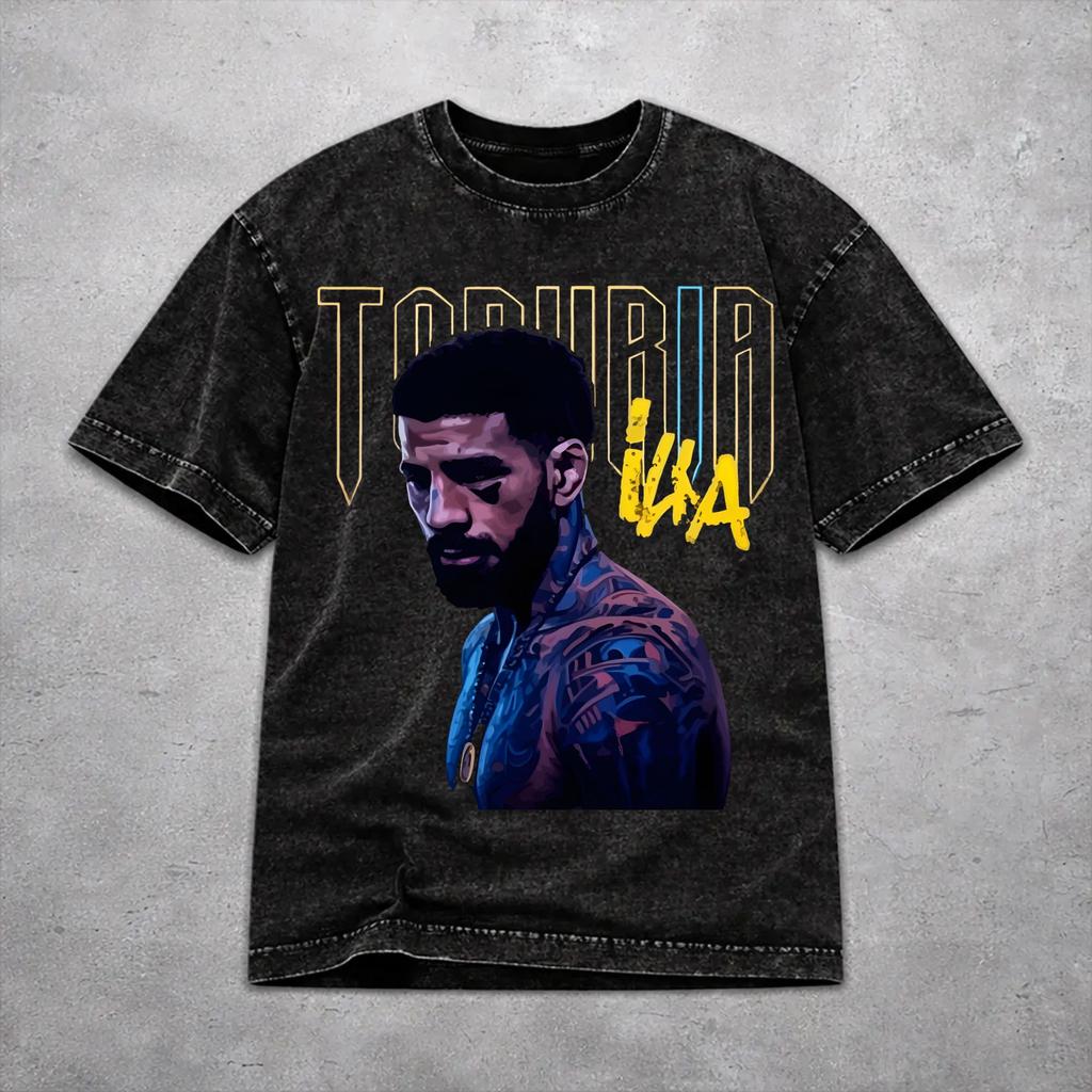 Stylish Women Men 2026 El Matador Ilia Topuria Tee Shirt Oversize Washed  T Shirts Outfits