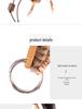 Wenqi's Vintage Wood Bead Wish-Fulfilling Charm Keychain Pendant