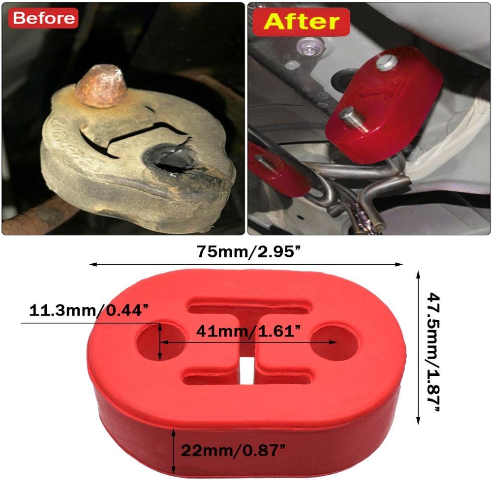 Car Exhaust Mount Hanger Insulator Exhaust Tail Pipe Mount Brackets Car Exhaust Mount Rubber