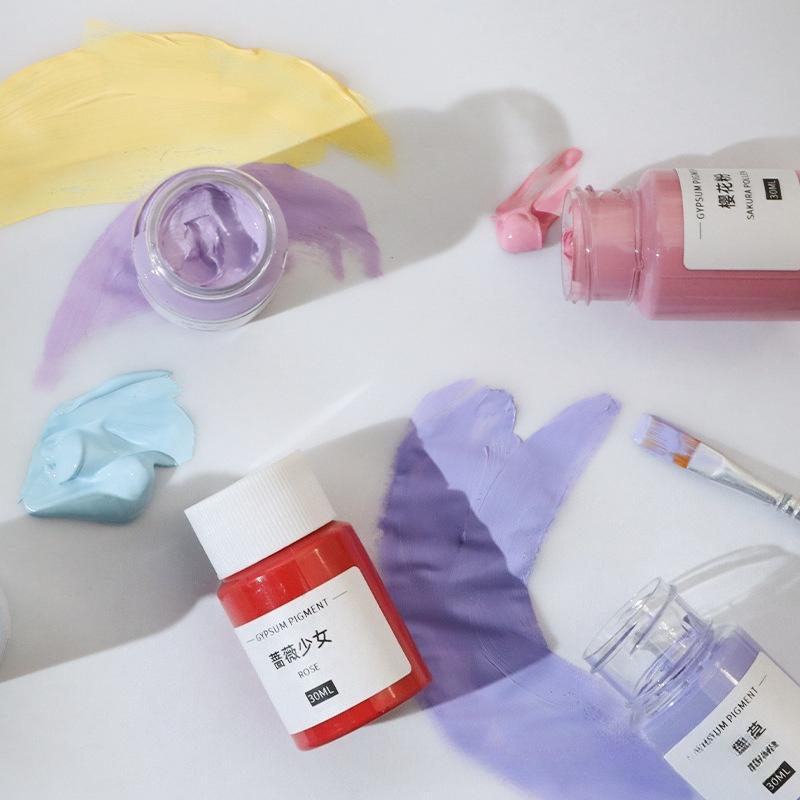 30ml Gipsfarbe Stabile Farbe Nicht leicht verblassend für DIY Handwerksproduktion Duftstein Wanddekoration