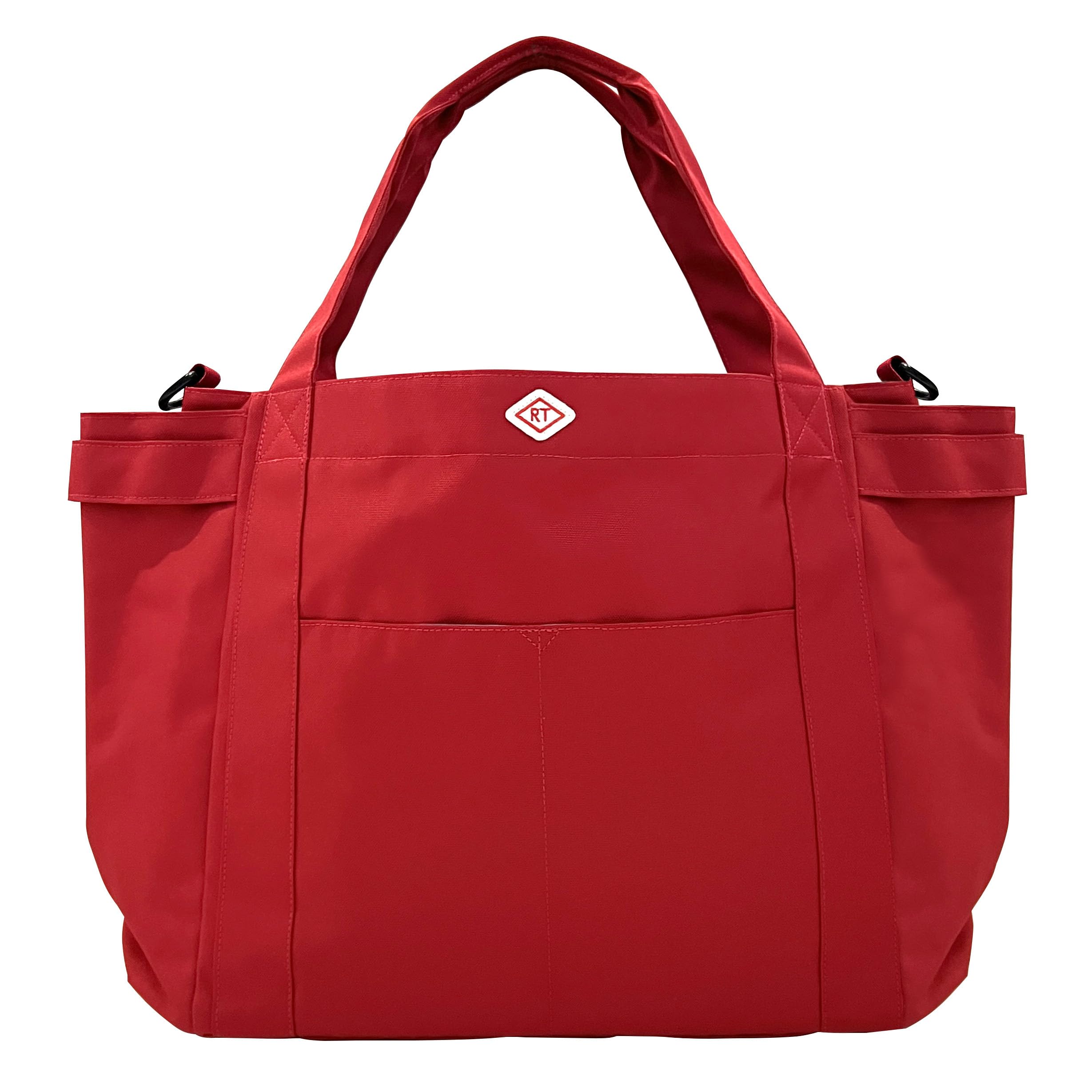 

Rootote Women s A4 Tote Bag, Water-Repellent, Lightweight, with 8 Mid-Pockets, 0714 (1403 Red)