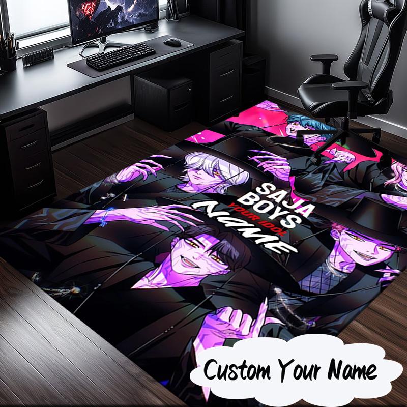Custom Name K-Pop Idol Dreamscape Carpet, Chair Rug,Area Rug for Office Bedroom Living Rooms Bedroom, Doormat Decor Christmas Fan Gifts