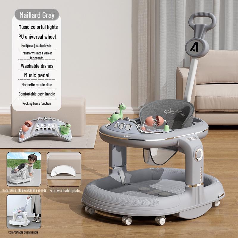 

Многофункциональные детские ходунки: Детская коляска с защитой от опрокидывания для мальчиков и девочек (7-18 месяцев)