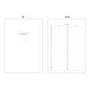 Nakabayashi Logical Search Note / A5 / 191 Pages / Grid / Ivory NA511-191H-IV