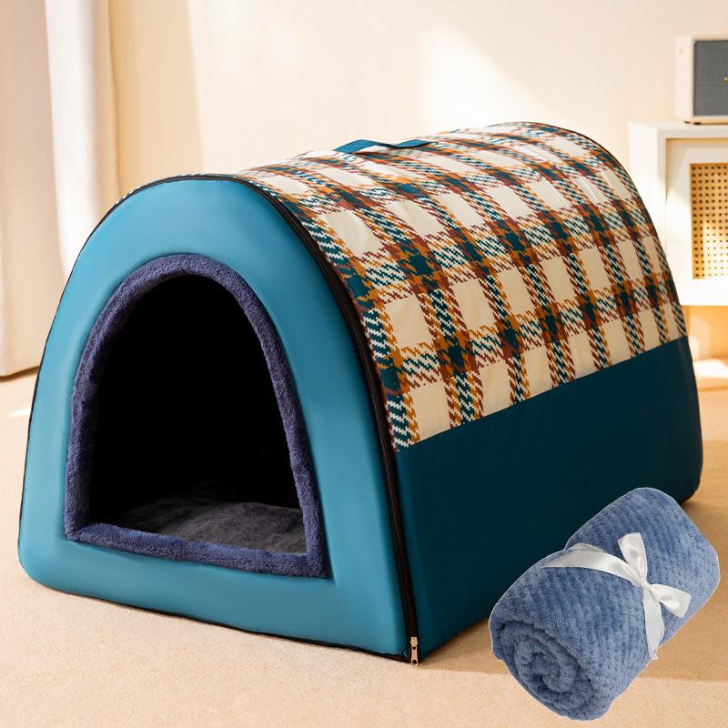 Kennel Medium and Large Dog Oversized House Dog House Dog Bed Removable and Washable Golden Retriever Pet Supplies Universal In All Seasons