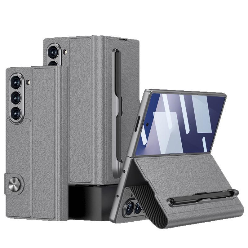 Samsung Z Fold7 Business Leather Flip Case: Full Coverage, Creative Design