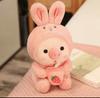 Kawaii Animals Plush Toy Soft Stuffed Lovely Tiger Rabbit Frog Teddy Bear Plush Doll Home Decor Kids Girls Birthday Day Gifts