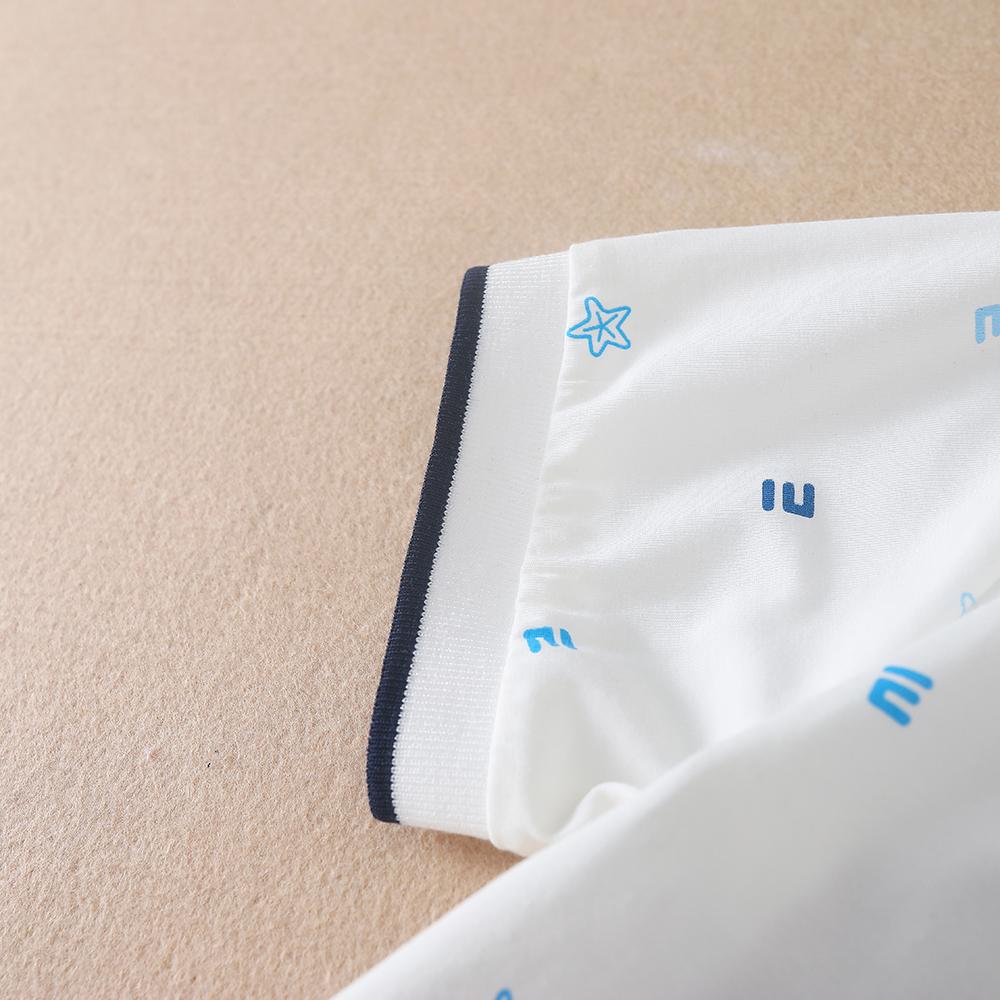 Boy Polo Shirt Summer Kids Short Sleeve Shirt Letter Children Clothes Boys Lapel Polo Shirts Sports School Boy Tops
