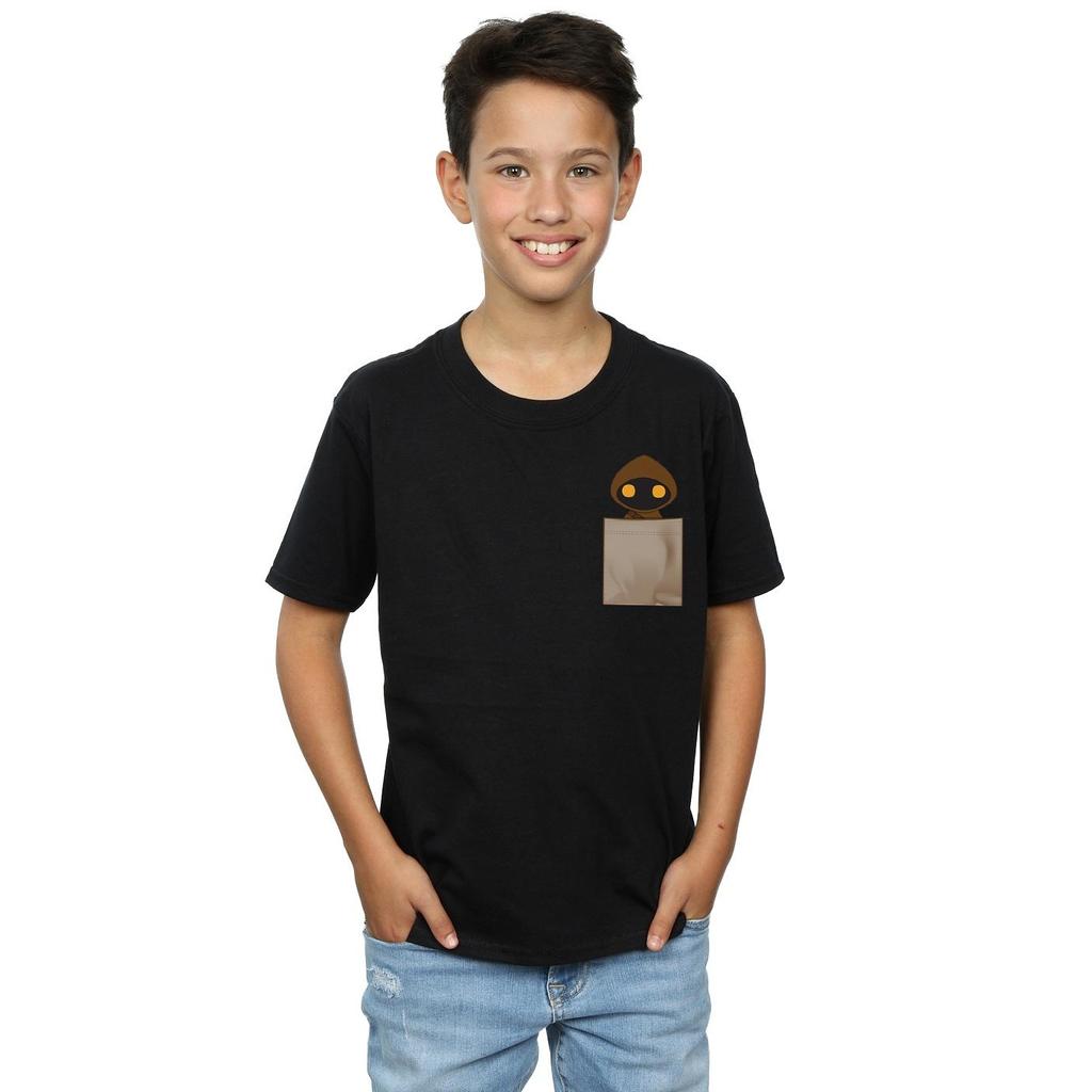 Star Wars Boys Jawa Pocket Print T-Shirt