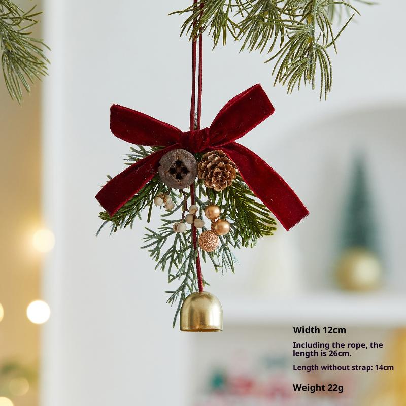 Vánoční ozdoby Vánoční zvonky Girlanda Přívěsek Ozdoby na vánoční stromek Atmosféra Scénický přívěsek