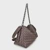 2024 Autumn/Winter Diamond-Patterned Leather Handbag - Trendy Cowhide Shoulder & Messenger Bag for Women
