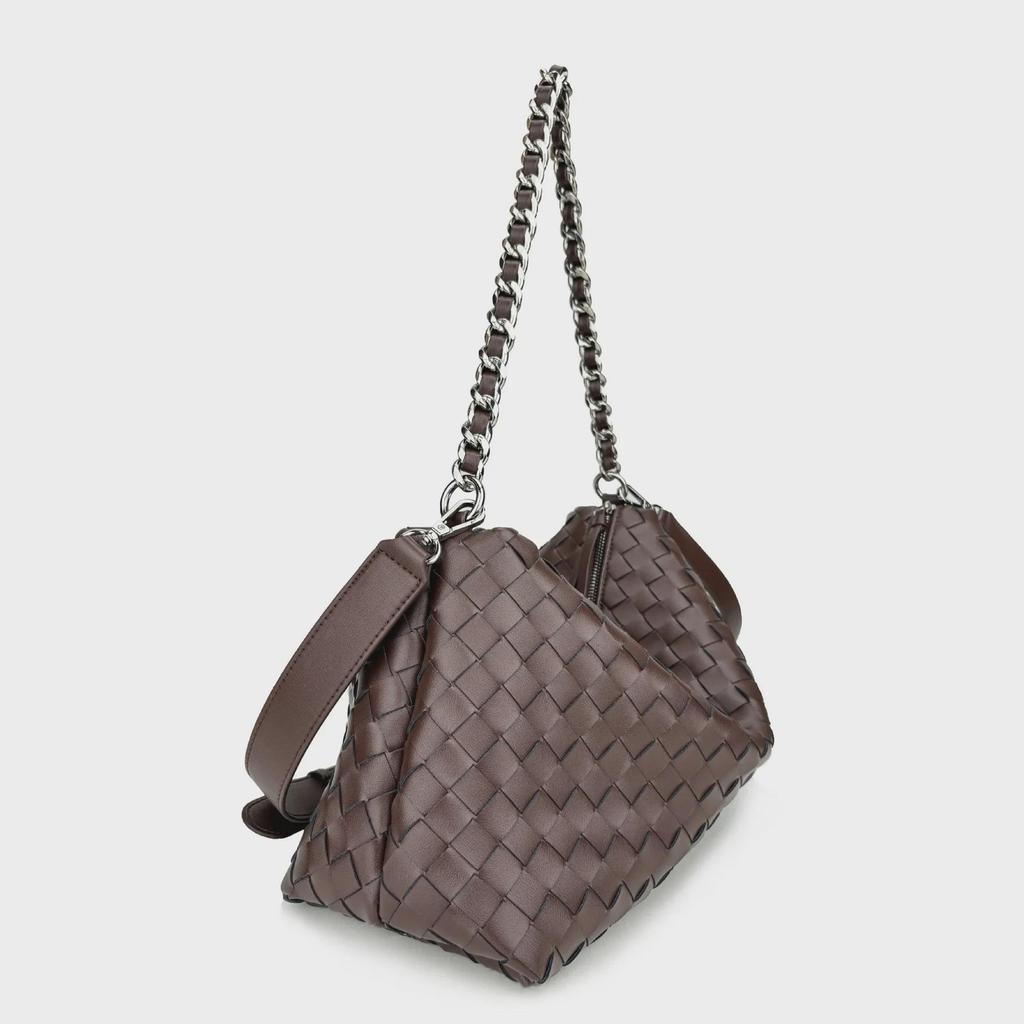 2024 Autumn/Winter Diamond-Patterned Leather Handbag - Trendy Cowhide Shoulder & Messenger Bag for Women