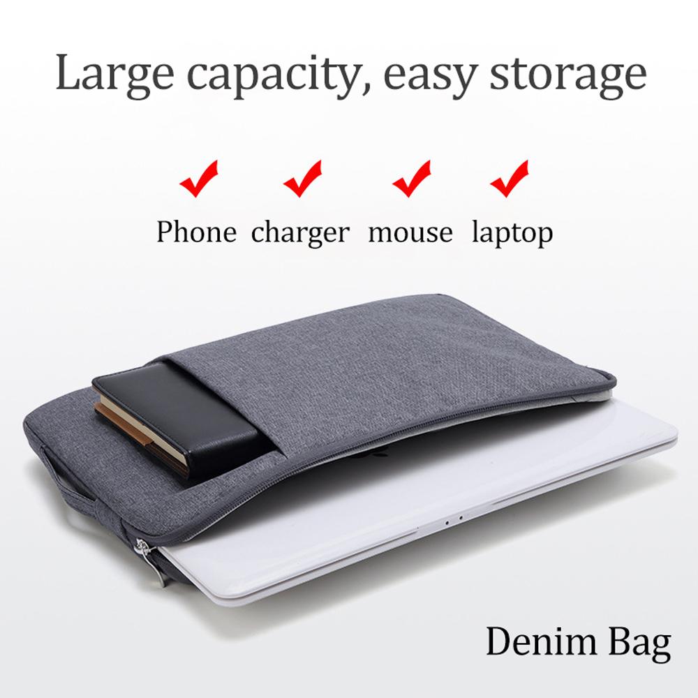 Laptop Bag for Macbook Air M2 Case 13 13.3 14 15 16 Inner Bladder For Macbook Pro Air M1 Dell HP Huawei Denim Bag