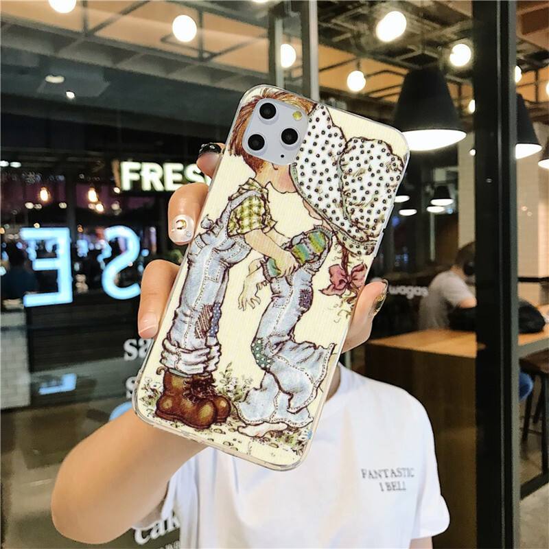 Urocze etui na telefon Sarah Kay dla iphone 12 pro max 11 pro XS MAX 8 7 6 6S Plus X 5S SE 2020 XR cover