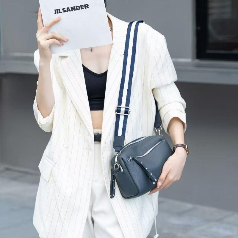 Leather Broadband Shoulder Bag TOO First-layer Cowhide Messenger Bag Niche Versatile Camera Bag Women's Bag