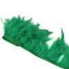 1Meters Natural Turkey Feathers Trim Height 10-15Cm Wedding Clothing Dress Decoration Diy Feather Ribbon Sewing Crafts